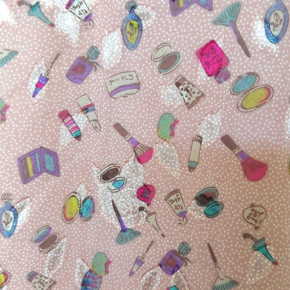 Japanese Beauty Supply Pink Sleeveless Novelty Print Dress - Picture 6 of 7